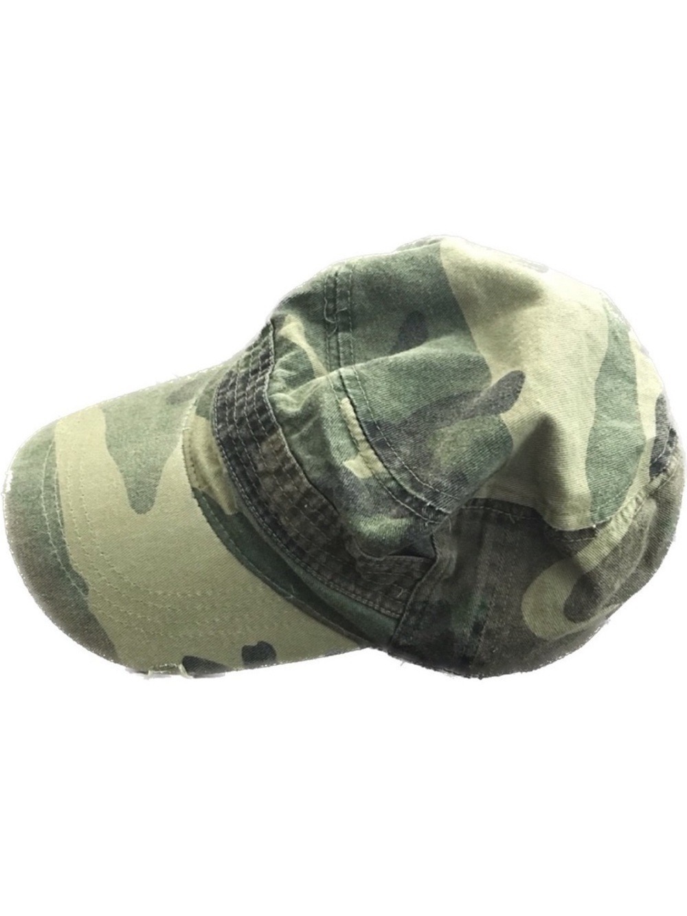 𝅺Madden NYC distressed camouflage cadet baseball cap